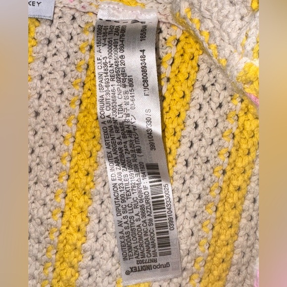 Zara Multicolor Crochet Crop Top - Picture 4 of 4